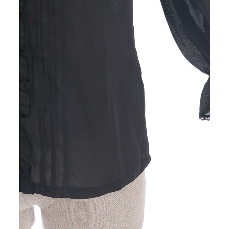 梯子レーススタンドカラーブラウス | axes femme | 詳細画像20 