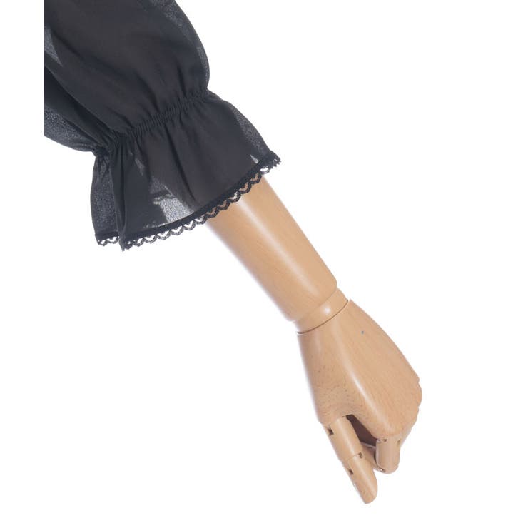 梯子レーススタンドカラーブラウス | axes femme | 詳細画像23 