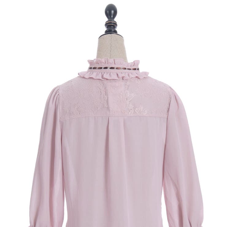 梯子レーススタンドカラーブラウス | axes femme | 詳細画像29 