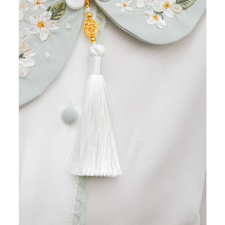 ジャスミン刺繍チャイナブラウス | axes femme | 詳細画像5 