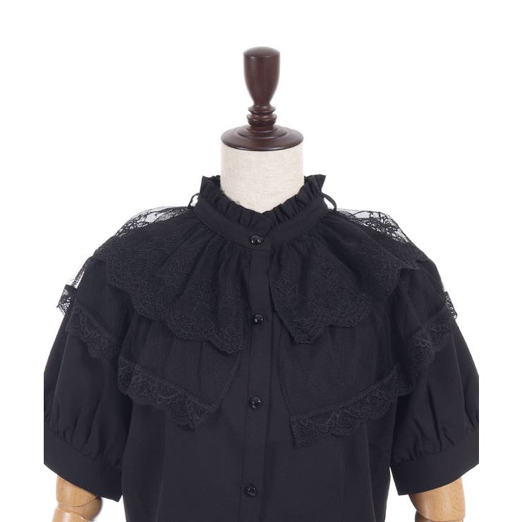 バタフライレースフリルブラウス | axes femme | 詳細画像18 
