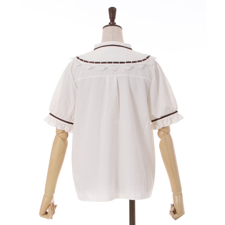 カットワークブラウス[品番：IGAW0003731]｜axes femme（アクシーズ