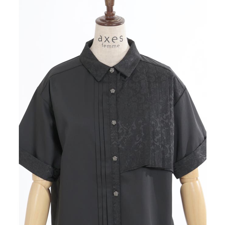 Make stuff '25】てぃらバック切り替えシャツ ikka（イッカ） シャツ