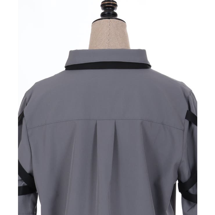 レースアップデザインシャツ[品番：IGAW0005126]｜axes femme