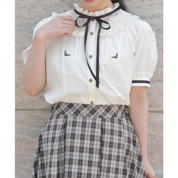 クラシカル ブラウス[品番：IGAW0006647]｜axes femme