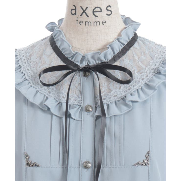 クラシカル ブラウス | axes femme | 詳細画像15 