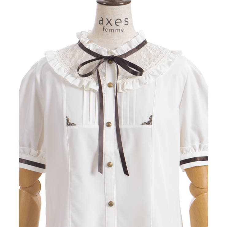 クラシカル ブラウス | axes femme | 詳細画像22 