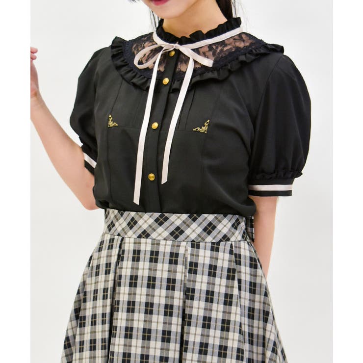 黒 | クラシカル ブラウス | axes femme