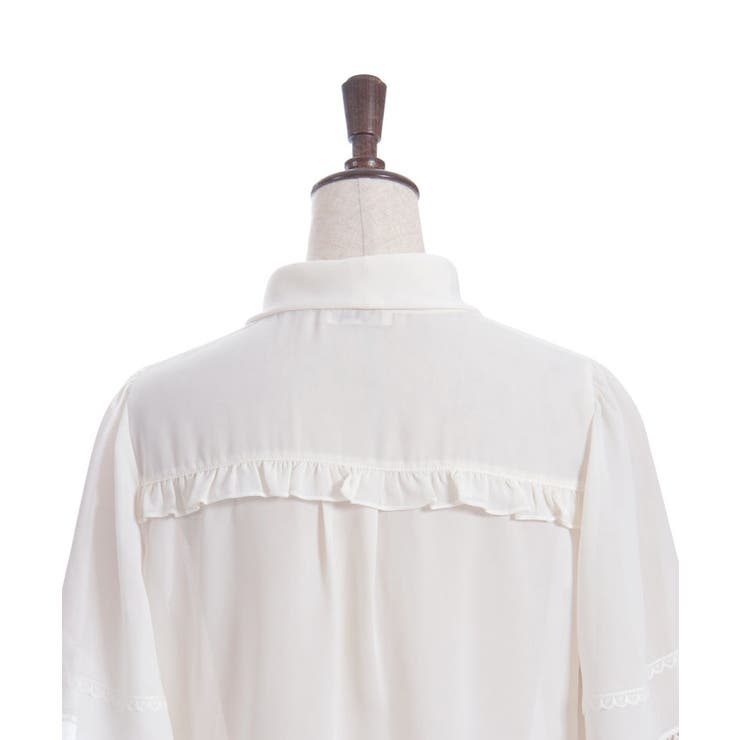 レース使いリボンブラウス | axes femme | 詳細画像22 