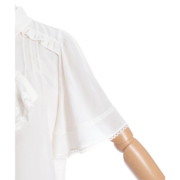 レース使いリボンブラウス | axes femme | 詳細画像23 