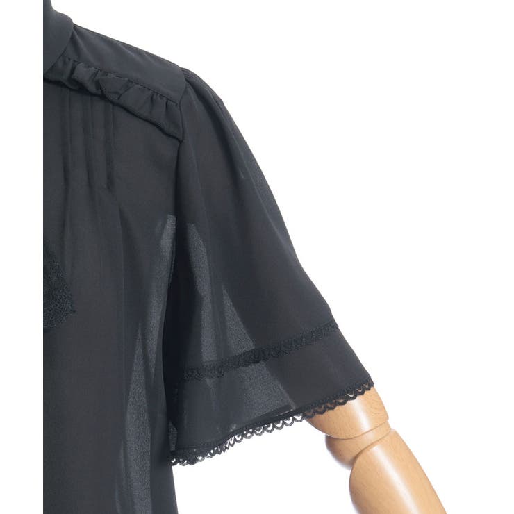 レース使いリボンブラウス | axes femme | 詳細画像29 