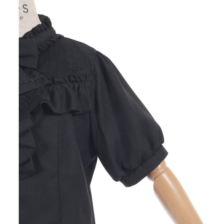 リボン×ジャボブローチブラウス | axes femme | 詳細画像12 