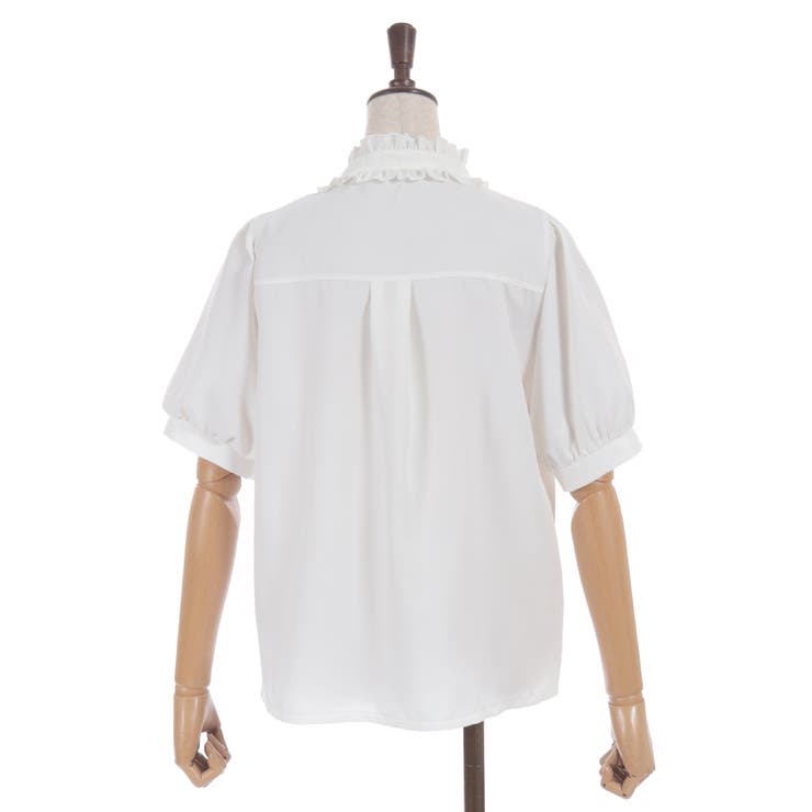 リボン×ジャボブローチブラウス | axes femme | 詳細画像15 