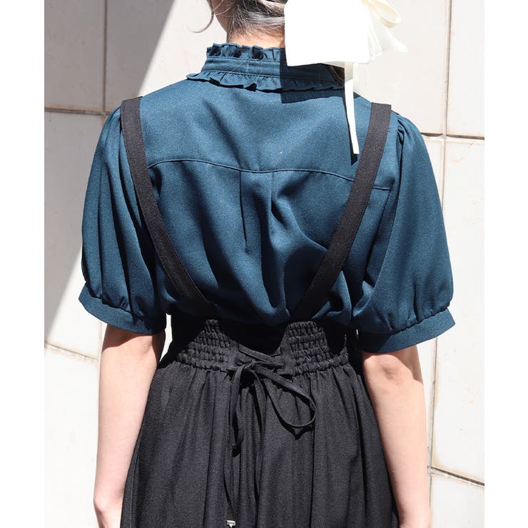 リボン×ジャボブローチブラウス | axes femme | 詳細画像3 