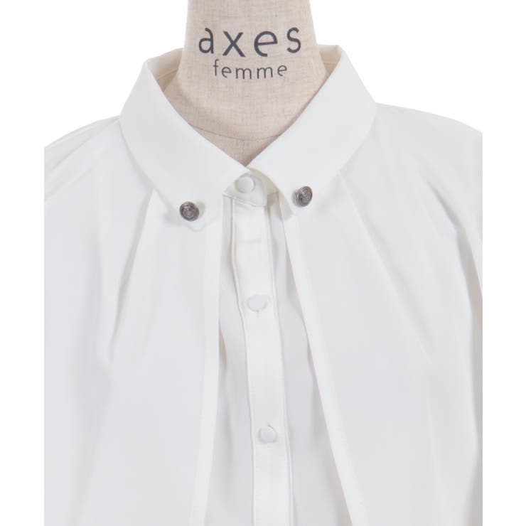 チェーンネクタイ付ブラウス | axes femme | 詳細画像20 