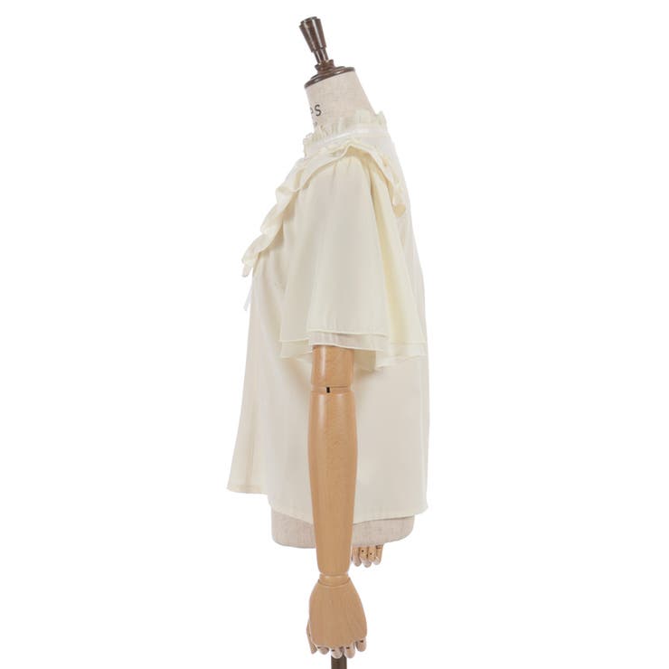 レース切替フリルスタンドブラウス | axes femme | 詳細画像23 