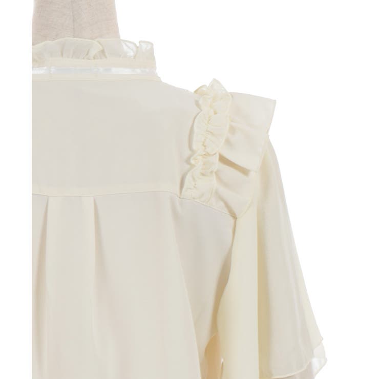 レース切替フリルスタンドブラウス | axes femme | 詳細画像28 