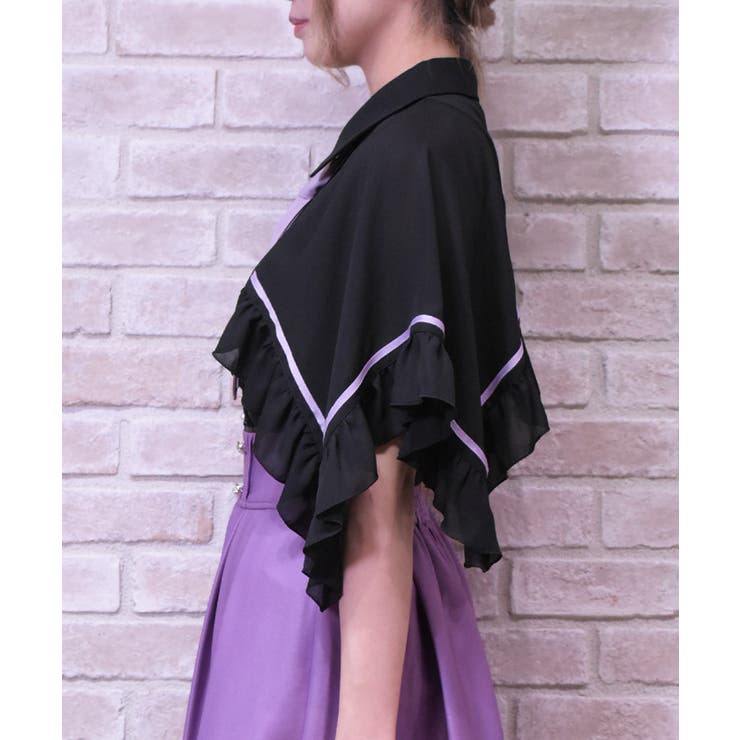 スパークル刺繍ケープ風ブラウス | axes femme | 詳細画像2 
