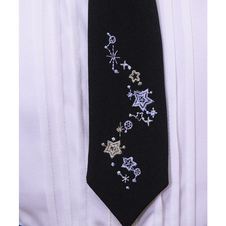 スパークル刺繍ケープ風ブラウス | axes femme | 詳細画像4 