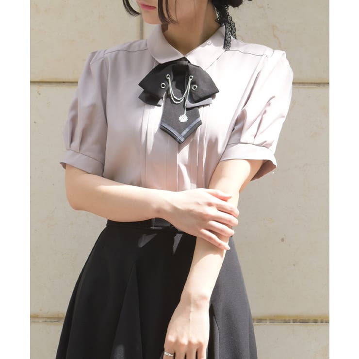 ピンク | チェーンタイセットブラウス | axes femme