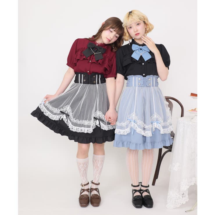 ティーカップチャーム付きブラウス | axes femme | 詳細画像10 