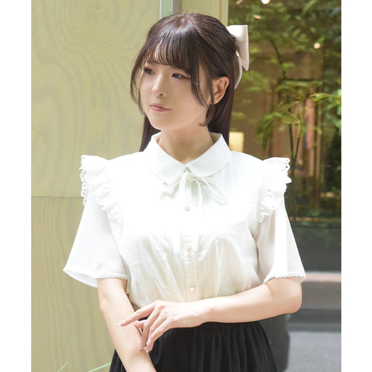 サマーコットンブラウス | axes femme | 詳細画像10 
