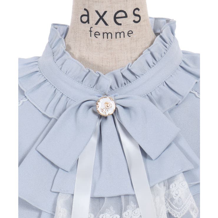 リボンジャボ付ブラウス | axes femme | 詳細画像25 
