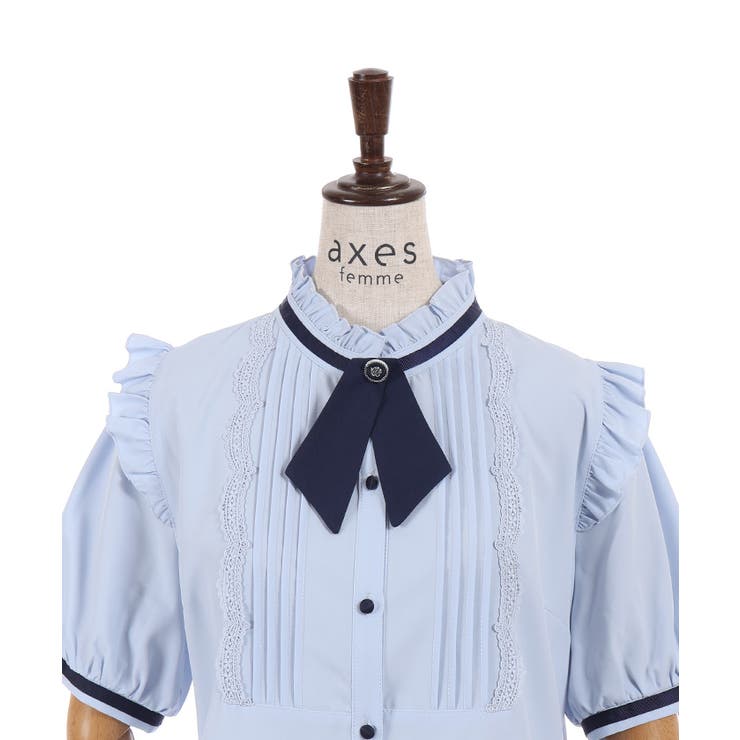 タイセットピンタックブラウス | axes femme | 詳細画像21 