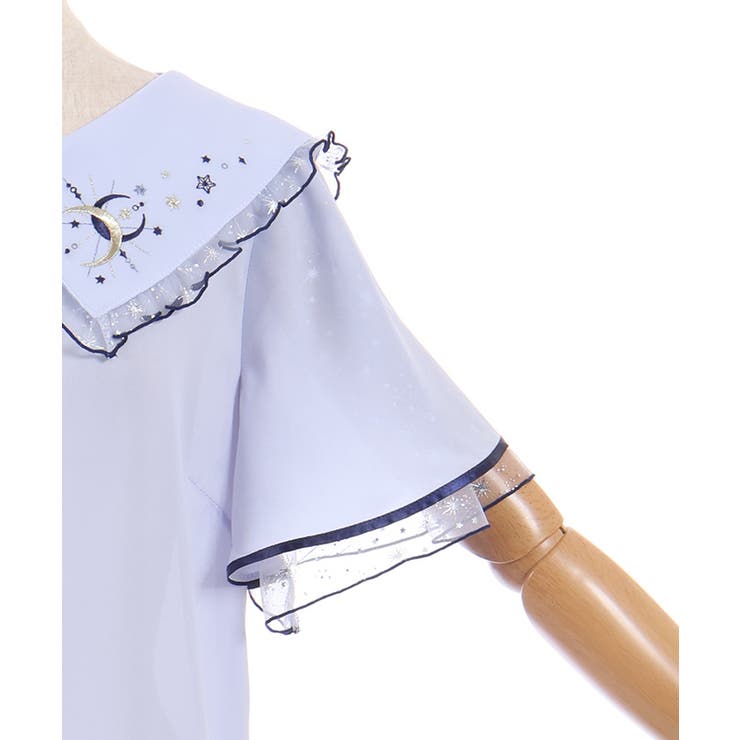 ルミナスムーン刺繍ブラウス | axes femme | 詳細画像23 