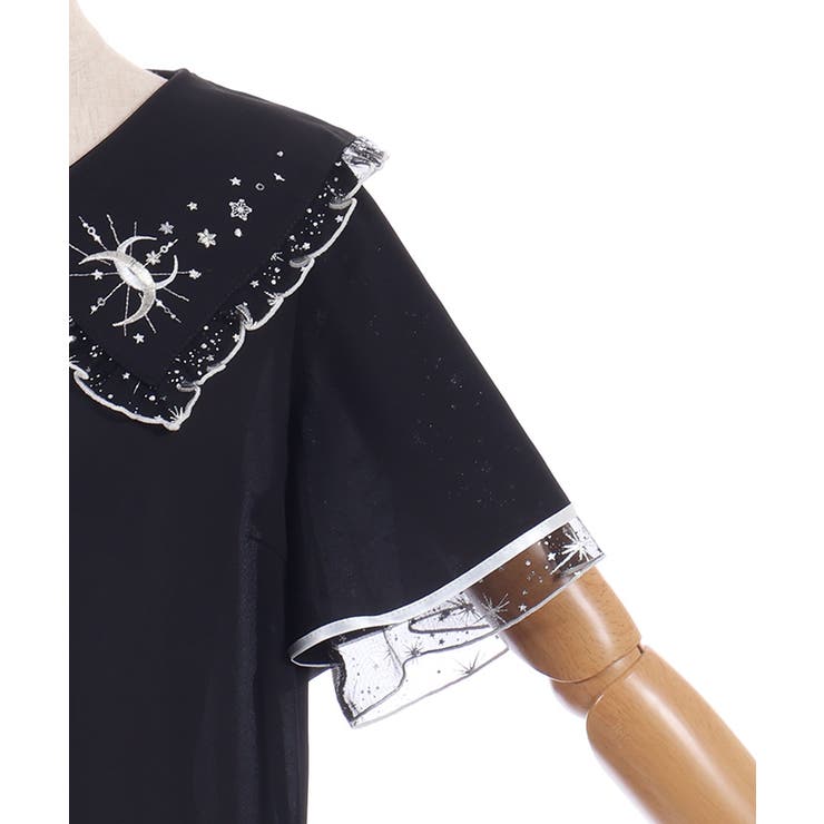 ルミナスムーン刺繍ブラウス | axes femme | 詳細画像31 