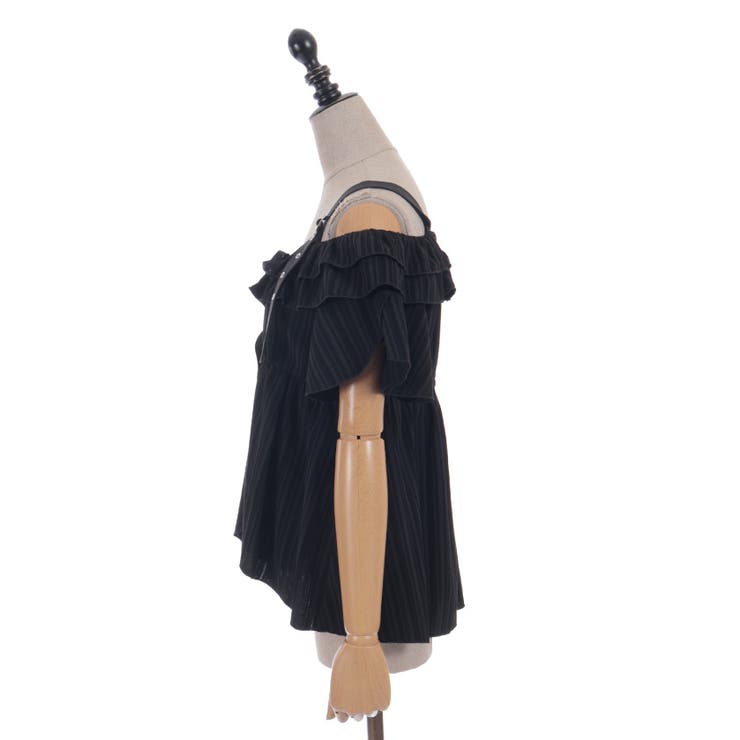オフショルフレア袖トップス | axes femme | 詳細画像28 