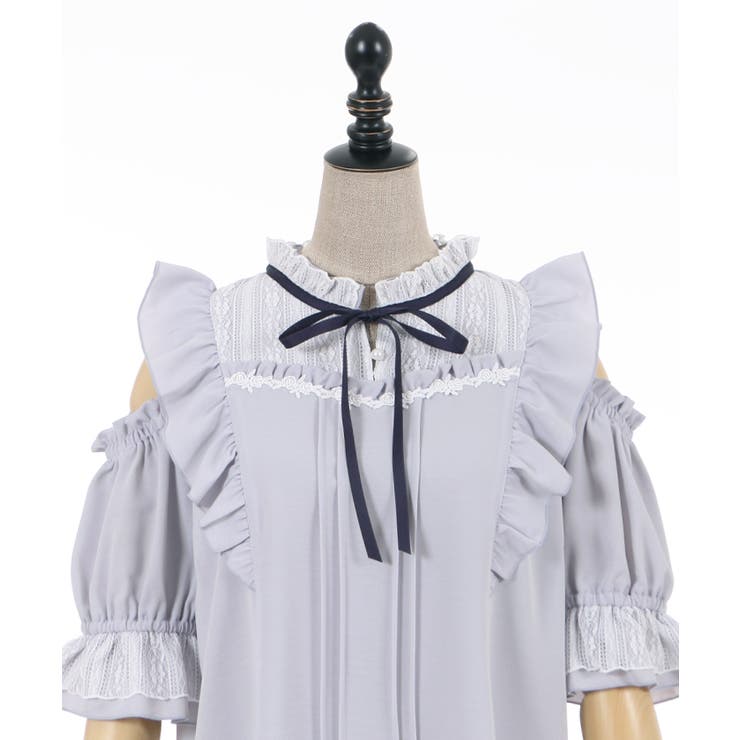 のぶさま専用✩.*˚イプケース肩掛けタイプ＆プイリケース＆巾着 リボン付セーラー肩あきBL[品番：IGAW0001796]｜axes femme