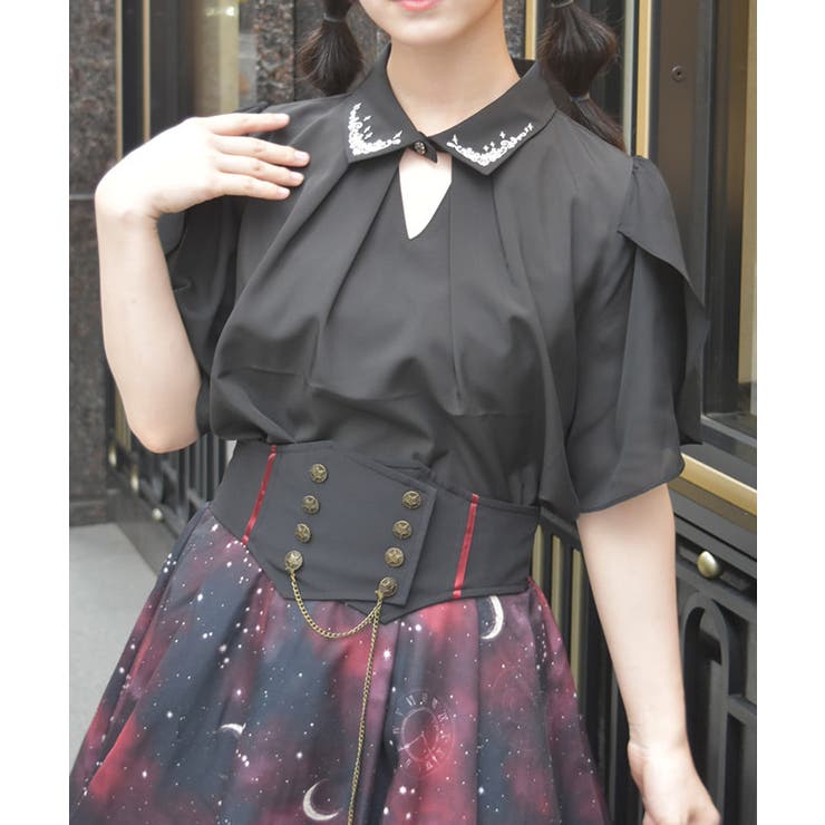 ステラ刺繍ブラウス[品番：IGAW0006622]｜axes femme