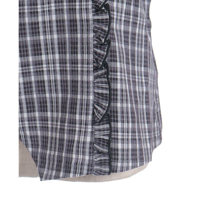 チェックオフショルリボンプルオーバー | axes femme | 詳細画像14 