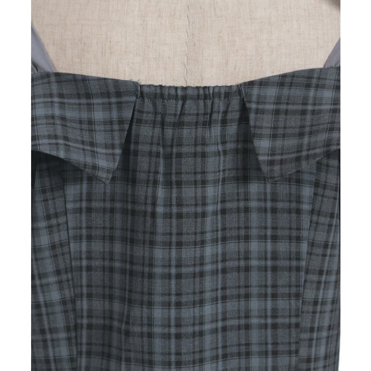 チェックオフショルリボンプルオーバー | axes femme | 詳細画像22 