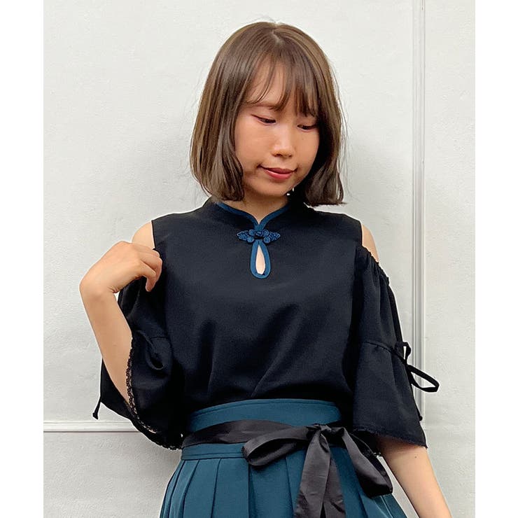 専用 アンク ブラウス axes femme POETIQUE ブラウス シャツ ビッグリボンブラウス