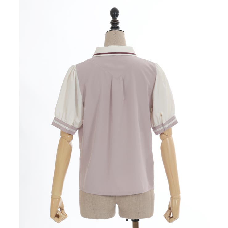 レイヤードデザインブラウス[品番：IGAW0004846]｜axes femme 