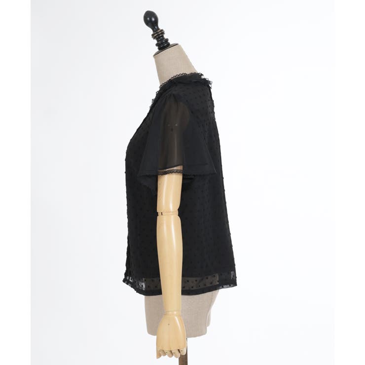 フレア袖ドットドビーBL | axes femme | 詳細画像11