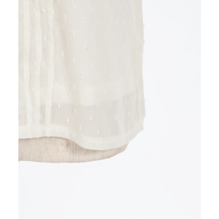 フレア袖ドットドビーBL | axes femme | 詳細画像19