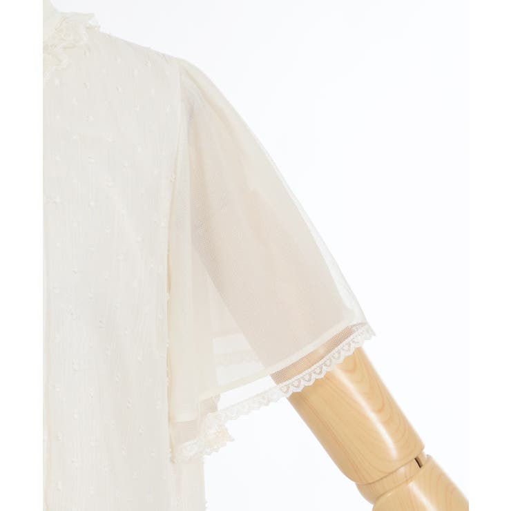 フレア袖ドットドビーBL | axes femme | 詳細画像22