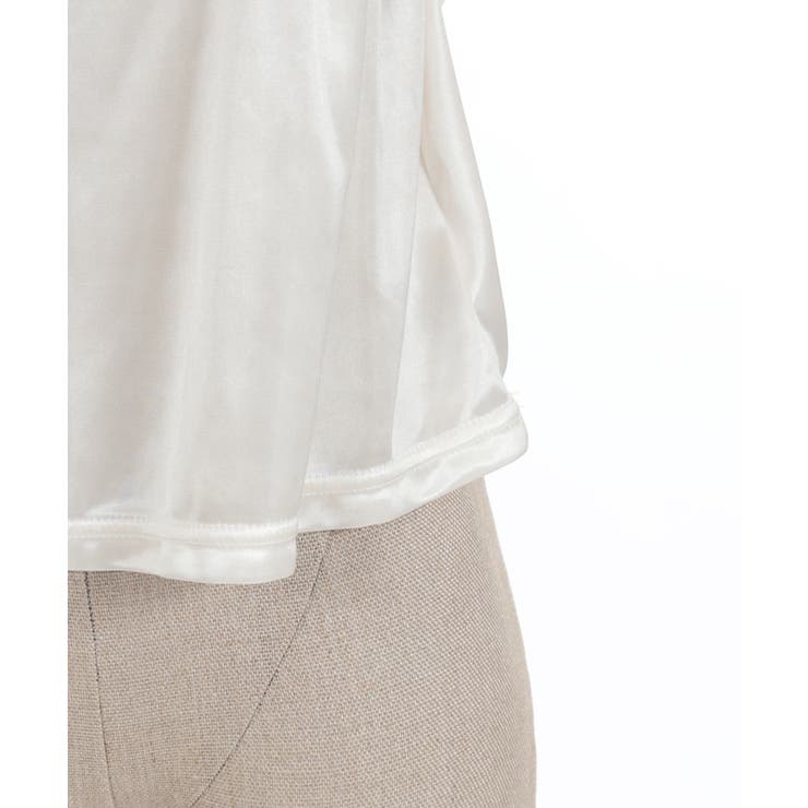 フレア袖ドットドビーBL | axes femme | 詳細画像23