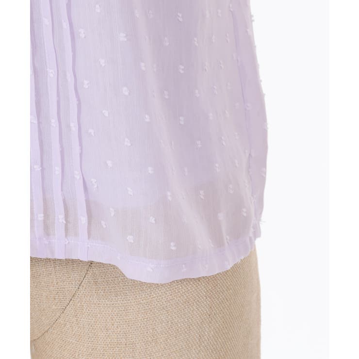 フレア袖ドットドビーBL | axes femme | 詳細画像28