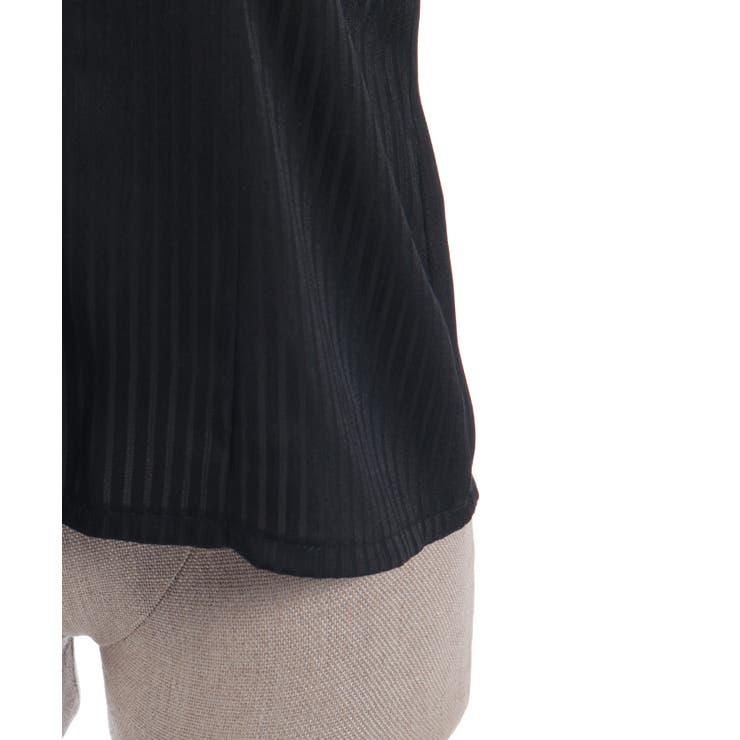 シャドーストライプフリルブラウス | axes femme | 詳細画像28 