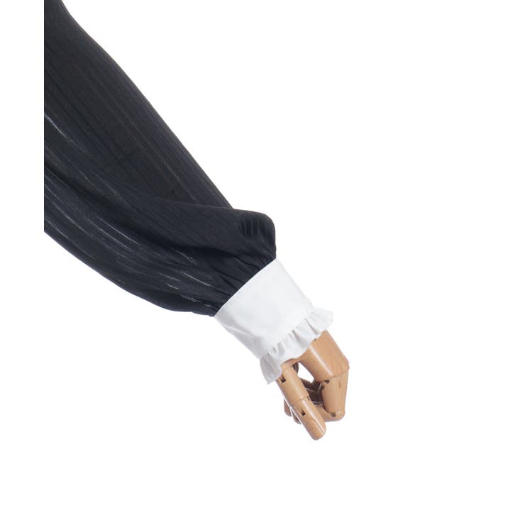 シャドーストライプフリルブラウス | axes femme | 詳細画像30 