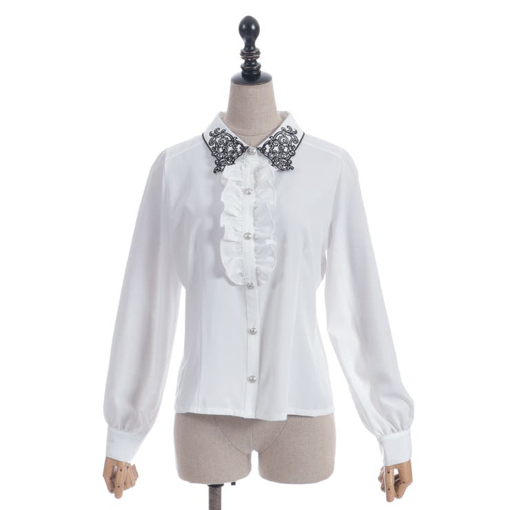 ゴシックバタフライ刺繍ブラウス | axes femme | 詳細画像12 