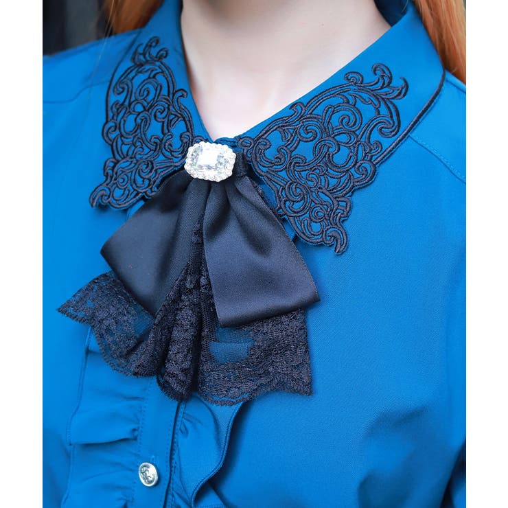 ゴシックバタフライ刺繍ブラウス | axes femme | 詳細画像4 