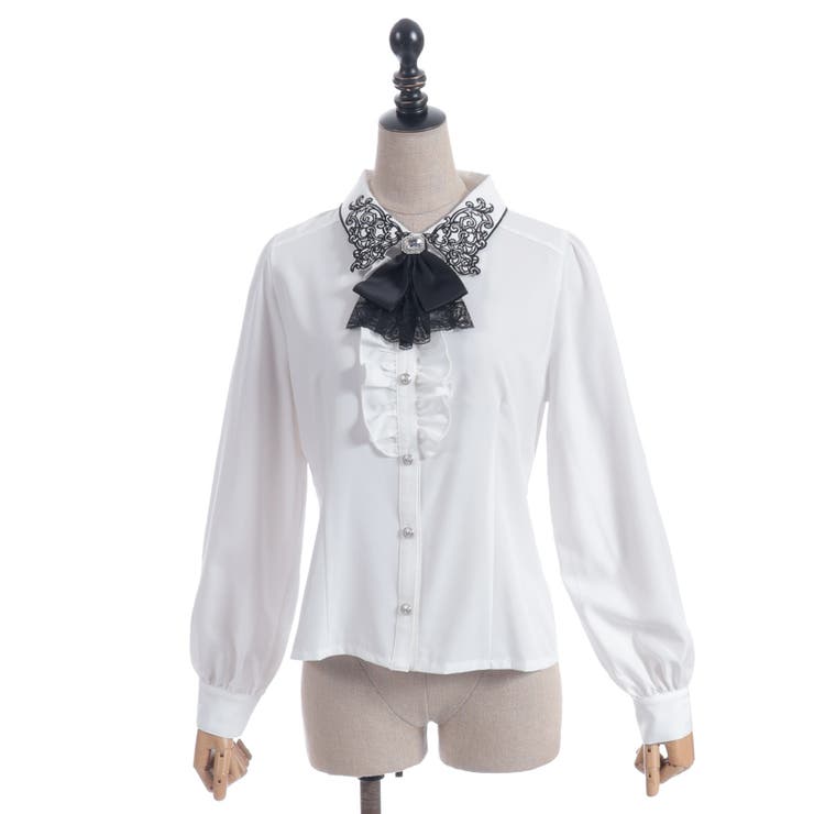 ゴシックバタフライ刺繍ブラウス | axes femme | 詳細画像7 