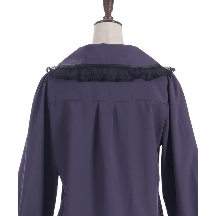 クロス刺繍ビッグ襟ブラウス | axes femme | 詳細画像24 