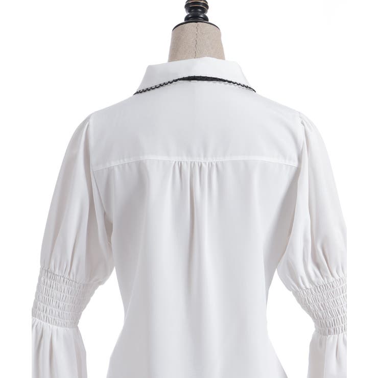 フレア袖レースアップブラウス | axes femme | 詳細画像20 