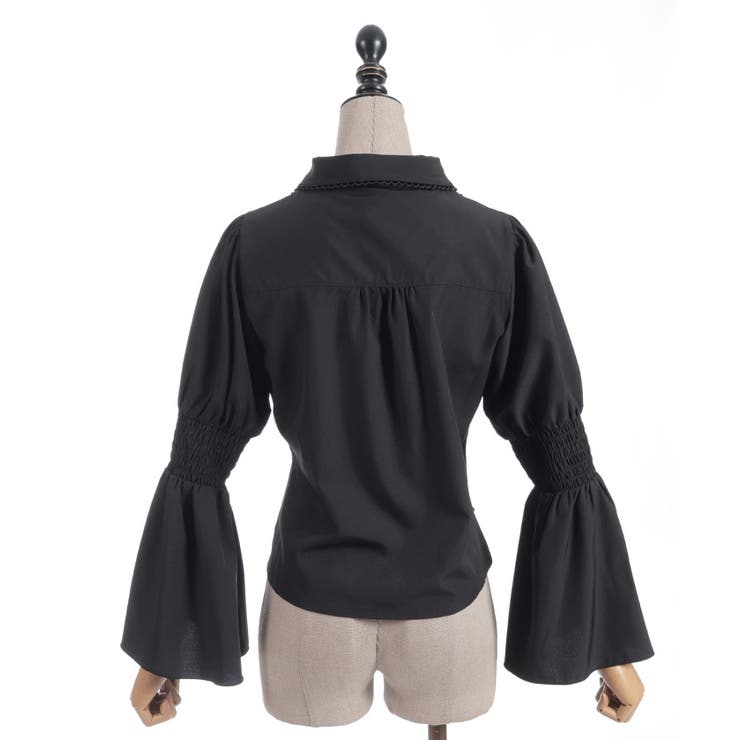 フレア袖レースアップブラウス | axes femme | 詳細画像24 